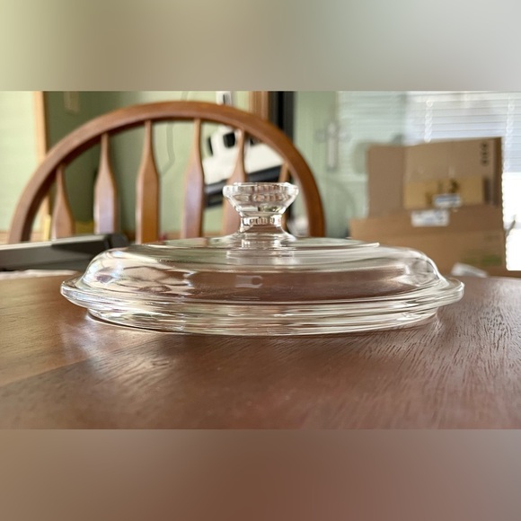 **LID ONLY** - Pyrex - P81C—13 - Diameter 6.25” - Clear Replacement Glass - Picture 4 of 8